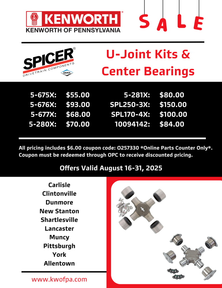 Spicer U-Joint Kit & Center Bearing Sale