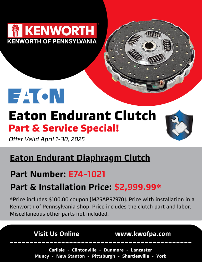 Eaton Endurant Clutch Part & Service Special