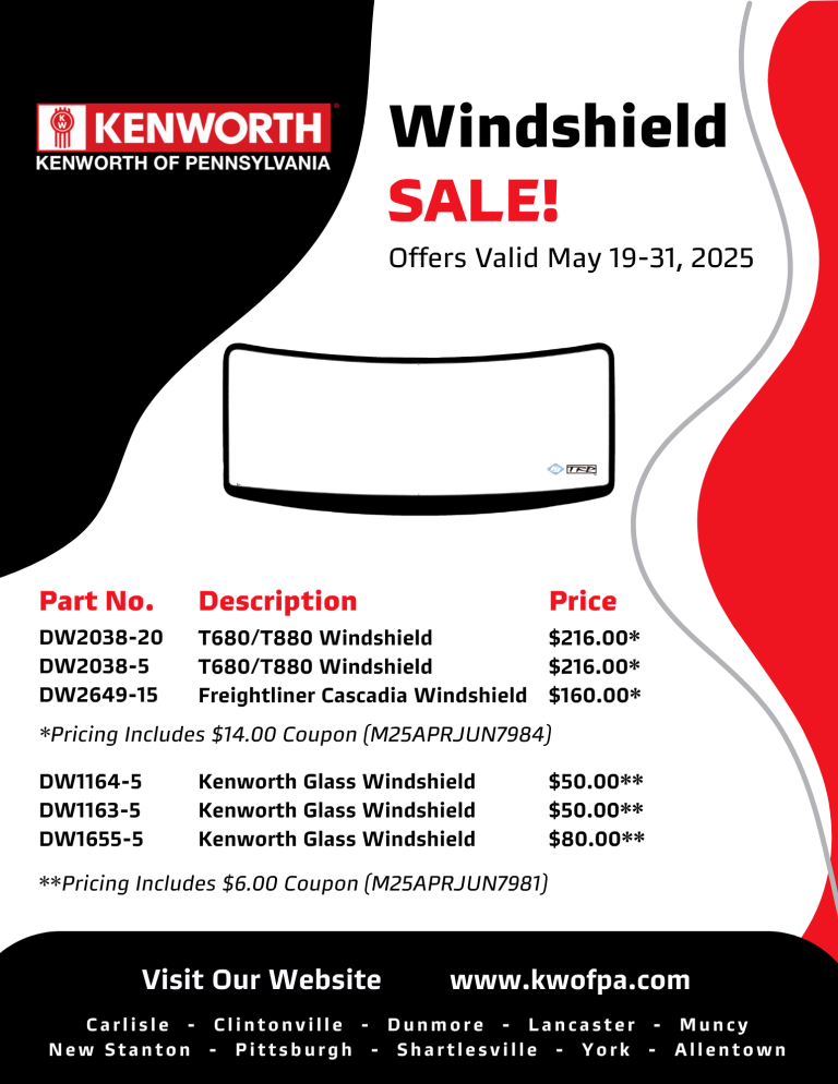 Windshield Sale