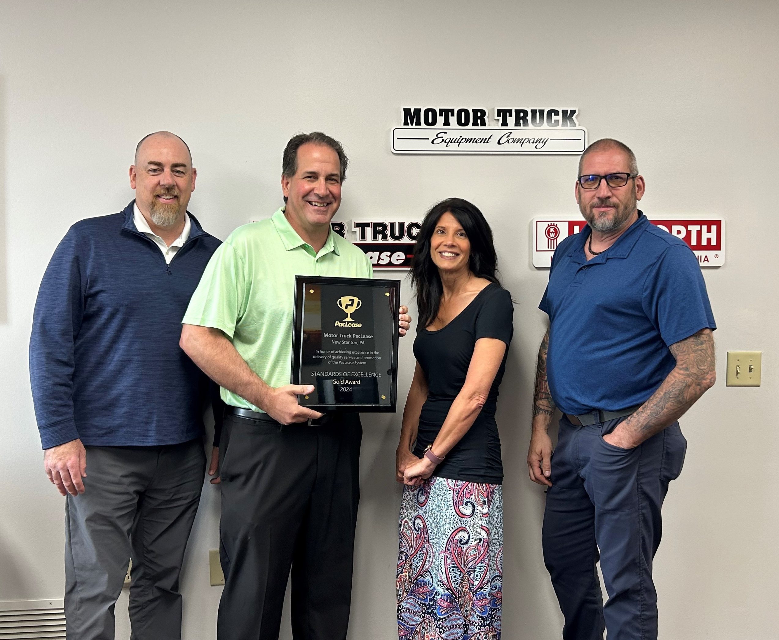 Motor Truck PacLease Receives 2024 Gold Standards Of Excellence Award