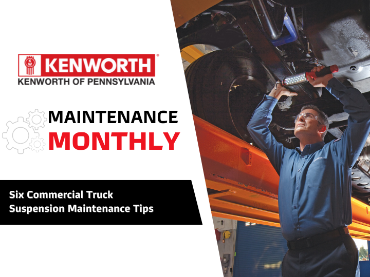 Truck Suspension Maintenance Tips. A Man Underneath a Commercial Truck.