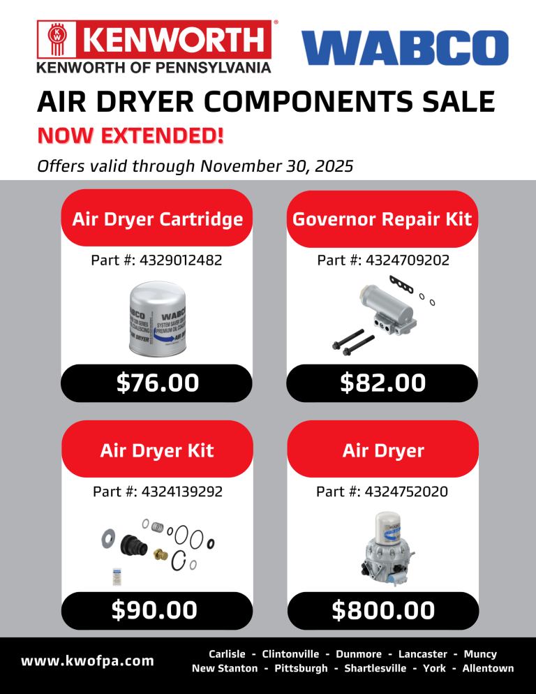 Wabco Air Dryer Parts