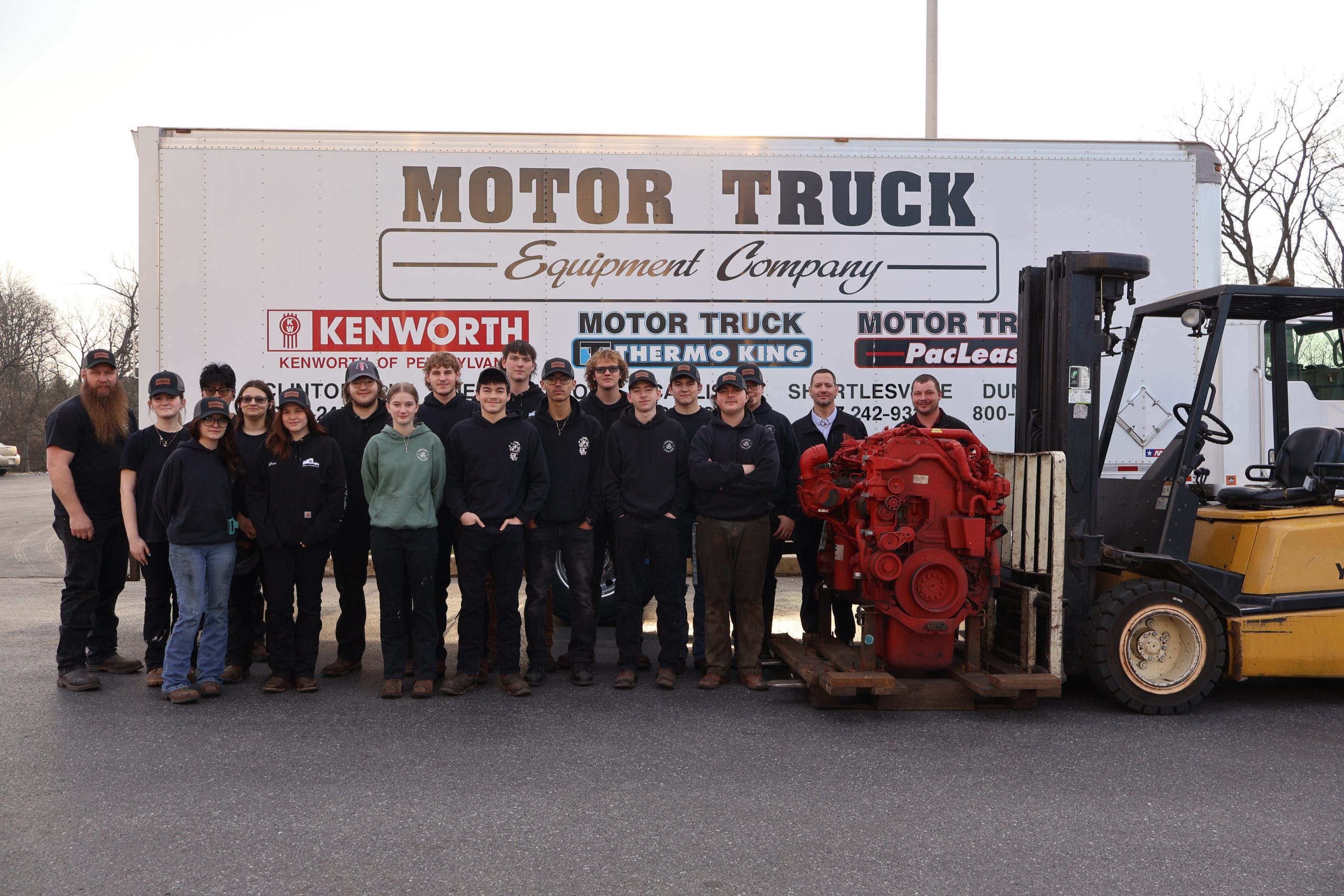Cummins X15 Engine Donation Dauphin County Technical School